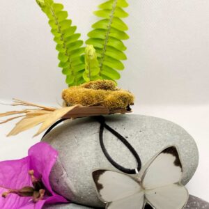 Collar Mariposa Blanca de la Col 012 p Laaa