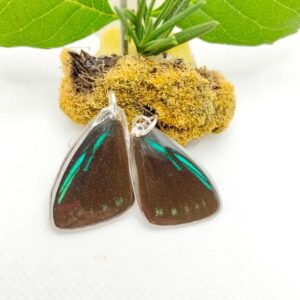 Aretes Colgantes Mariposa Sedosa de las Cicadas 0321 L Esce